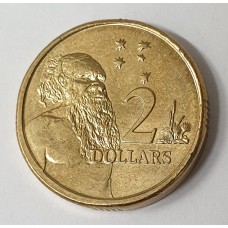 AUSTRALIA 2018 . TWO 2 DOLLARS COIN . ERROR . OFF CENTRE MIS-STRIKE
